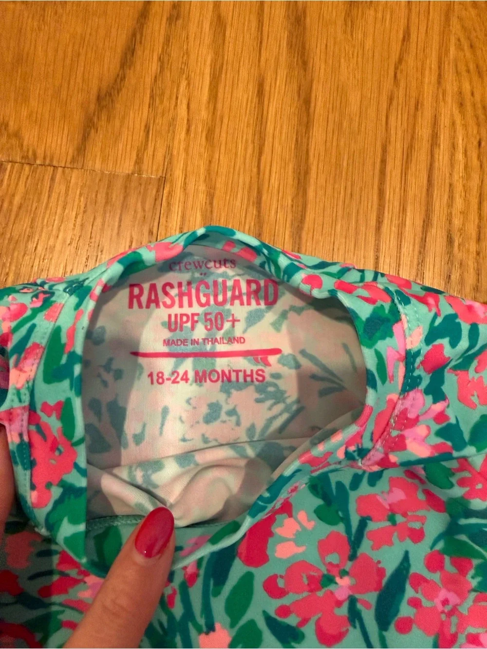 Crew cuts bathing suit